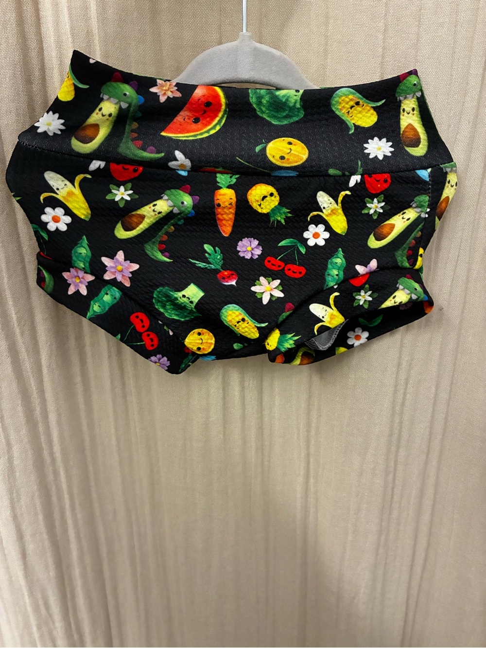 set of two bummies 12-18 fruits and bluey with skirt